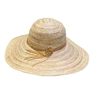 Preston & York Vintage Straw Fabric Derby Fashion Hat.